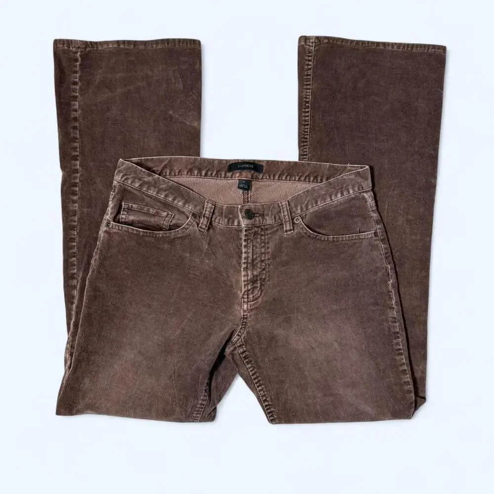 Express Women's Brown Trousers‎